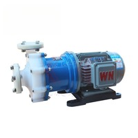 Pompe centrifuge magnétique en alliage fluoroplastique CQB40-25-160F, moteur antidéflagrant pour acide acétique, chlore liquide, acétone