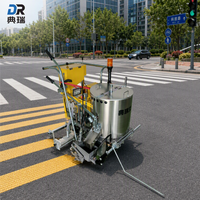 Vibrateur électrique de marquage routier en promotion avec système de vibration intelligent pour marquage routier droit et ondulé