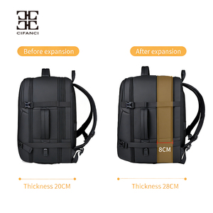 Sac à dos de voyage compressible avec compartiment pour ordinateur portable, léger, idéal pour les <span class=keywords><strong>vols</strong></span> internationaux et les escapades de week-end - Product Image 4