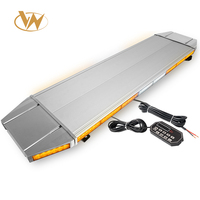 Pinzhi 45,5 Zoll 132LED Lange LED-Notfall-Stroboskop-Verkehrsleuchte Warnlichtbalken Vollaluminium-Controller 12V 108W 1 Jahr Garantie