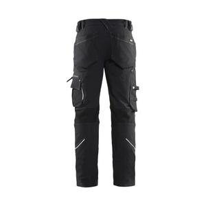 BLAKLADER - 198916449900C148 Pantalones Craftsman Elásticos en 4 direcciones sin bolsillos para uñas X1900 Black-PANTALONES DE TRABAJO EAN 7330509687390 - Product Image 2