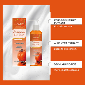 Gel Douche au Kaki Nettoyant Corporel Moussant Naturel Neutralisant les Odeurs pour Usage Quotidien - Product Image 5