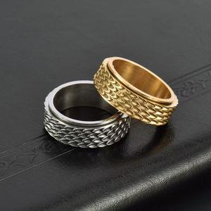 Anello Girevole con Design Originale a Scaglie di Drago, Gioiello Antistress in Acciaio Inossidabile per Uomo, Idea Regalo - Product Image 2