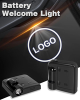 Projecteurs décoratifs sans fil HD, accessoires pour Tesla, BMW, Toyota, Mercedes, Volkswagen, Audi, Honda, éclairage de bienvenue pour les portes de voiture