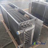 Tube de refroidissement en acier inoxydable CO2 Ammoniac Evaporateur Copeland Emerson Compressor 380V Motor for Coldroom