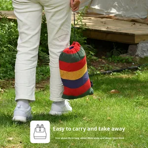 Kamp, Yürüyüş ve Piknik, Yurt Kullanımı İçin 200 kg Kapasiteli, İstiflenebilir, Taşınabilir, Devrilmez Yetişkin Hamağı - Product Image 5