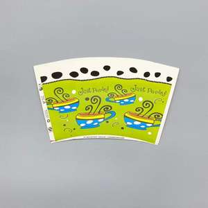 พัดกระดาษสำหรับถ้วยอาหารคุณภาพสูง เกรดอาหาร หนา 150 ถึง 350 แกรม - Product Image 3