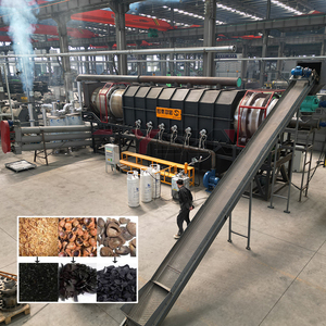 Four de carbonisation continu de biocharbons pour la production de charbon de bois à partir de déchets agricoles et de sciure de bois - Product Image 1