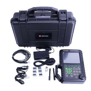 Mitech MFD350B dijital ultrasonik kusur dedektörü aralığı 0-6000mm 4MHz çift düz prob ile 45 ° 60 ° 70 ° dönüştürücü C9-C5 kablo - Product Image 5