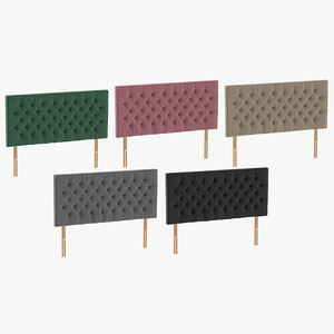 ホテルヴィンテージヘッドボードモダンタフテッドヘッドボードクイーンベッド用ベッドルーム家具 - Product Image 2