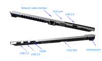 TPS nuevo lanzamiento 15,6 pulgadas portátil Core I7/I5 8/16/256/512GB HDD/SSD 2GB Teclado retroiluminado 1TB ordenador portátil PC Intel