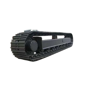 Sottocarro su misura del telaio della pista d'acciaio 5-20ton per il macchinario del frantoio per il sottocarro della pista di frantumazione del granito - Product Image 1