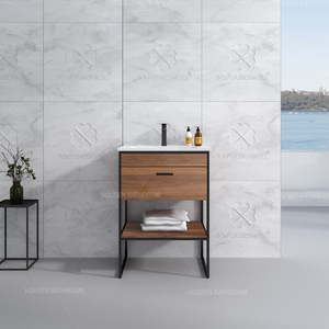 Meubles modernes de luxe Unités autoportantes de luxe Lavabo imperméable <span class=keywords><strong>Meuble</strong></span> de salle de bain avec lavabo - Product Image 5