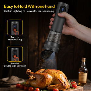 เครื่องบดพริกไทยไฟฟ้าพร้อมการตั้งค่าการบดแบบปรับได้ 5 ระดับ-ไฟ LED ความจุ 100 มล. ชาร์จ USB-C ได้ 300W ตัวเครื่องทำจากพลาสติก - Product Image 5