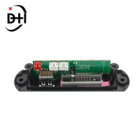 Amplificador Inalámbrico Bluetooth 12V, Decodificador MP3 WMA, Módulo de Radio FM para Auto con USB, TF y Control Remoto