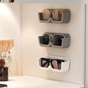 Wall Mounted Eyeglasses Storage <b>Rack</b> No Drilling Required Pressure Resistant For Bathroom Bedside Use Plastic Durable - Product Image 2