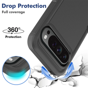 Coque de téléphone blindée pour Google Pixel 11 Pro XL 10 9A 8 7, protection anti-rayures en PC et TPU souple double couche, antichoc - Product Image 4