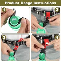 Fleshouder, karabijnhaak, snelkoppeling, clip, gesp, riem, waterfleshouder, EDC-gereedschap, webbing hanger, gesp, waterfleshouder