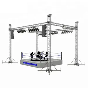 Aluminum Truss Stage Exhibition Roof Light Truss Trade Fair Roof System Theater Construction Display