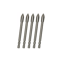 Composants de flèche en acier inoxydable 70gr 80gr 90gr 100gr 120gr pointes de flèche 0.165 pouces Point de champ de flèche