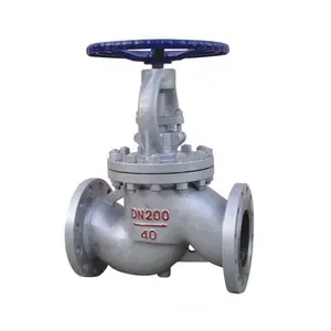 pn40 dn200 din casbon steel cs wcb globe valve