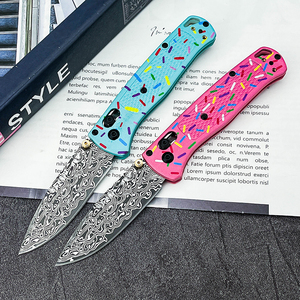 มีดพับ BM Bugout 535 สำหรับกิจกรรมกลางแจ้ง ตั้งแคมป์ พกพา ใช้ในชีวิตประจำวัน ทำจากเหล็กดามัสกัส เหมาะสำหรับการล่าสัตว์ พกพาสะดวก ใช้ในอุตสาหกรรม มีดพกพาสำหรับใช้ในชีวิตประจำวัน OEM - Product Image 1