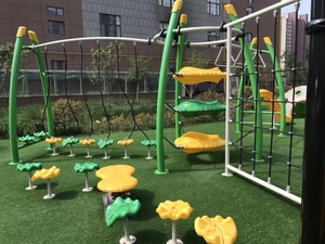 Patio de recreo al aire libre personalizado, cuerda de acero inoxidable para niños, equipo de red de escalada para niños - Product Image 6