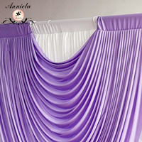 ANNIELU Cortinas de Spandex Personalizadas para Decoración de Escenarios, Ventanas de Salones de Banquetes, Boutiques, Centros Comerciales y Eventos