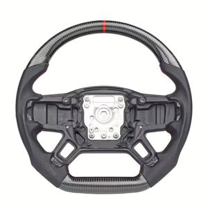 Volante de Fibra de Carbono Forjado de Fondo Plano para Land Rover Discovery 5 <span class=keywords><strong>Defender</strong></span> 2016 2017 2018 2019 2020 2021 <span class=keywords><strong>2022</strong></span> 2023 2024 - Product Image 2