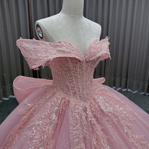 Vestido <span class=keywords><strong>de</strong></span> Quinceañera <span class=keywords><strong>Rosa</strong></span> Claro con Flores <span class=keywords><strong>de</strong></span> Encaje y Lazo, Vestido <span class=keywords><strong>de</strong></span> <span class=keywords><strong>Fiesta</strong></span> <span class=keywords><strong>de</strong></span> 15 Años, Vestido <span class=keywords><strong>de</strong></span> Gala, Talla Personalizada - Product Image 6