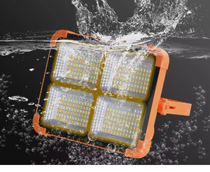 Lampe de camping LED portable, étanche, à énergie solaire, pour extérieur - Projecteur extérieur haute puissance - Product Image 3