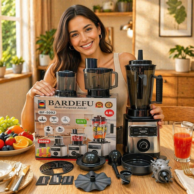 New Large Plastic Multi-Functional Automatic Kitchen Appliances Electric Multi-Cup Cooking Machine Mixer Small Household Use