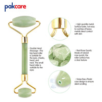 Ensemble de rouleaux faciaux relaxants avec masque oculaire rafraîchissant, outils de beauté doubles pour réduire les poches, le drainage lymphatique et une peau rajeunie