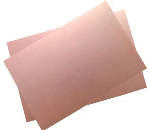 Feuille de stratifié plaquée de <span class=keywords><strong>cuivre</strong></span> double face Fr4 en usine - Product Image 1