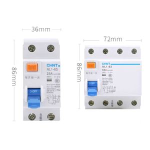 Chint vi sai Thiết bị chuyển mạch NL1-63 4P 40A 100mA từ dư hiện tại hoạt động ngắt mạch - Product Image 1