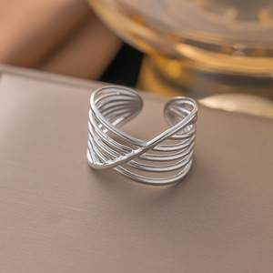 Anillo Apilable Abierto de Acero Inoxidable con Baño de Oro PVD de 18k, Diseño de Corazón y Serpiente, Cadena Geométrica de Bolas para Mujer, Moda Vintage 2026 - Product Image 6