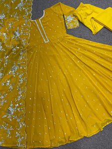 Beau mariage lourd Designer Anarkali Salwar costume robe fête porter lourd pakistanais Anarkali Style costumes au prix de gros - Product Image 3