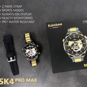 2025 Akıllı Saat Pro Sk4promax Android BT Arama AI Sesli Asistan 1.53 inç TFT Ekran Aramaları Yanıtla Erkek Kadın Spor 3 Kayış - Product Image 2