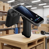 Terminal de lecture portable Chainway C5 4G/WiFi Android 13 UHF RFID noir pour entrepôt, commerce de détail et logistique, ultra-haute fréquence