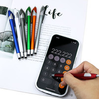 BECOL Vente en gros de stylo à bille publicitaire stylet de couleur métallique mate stylo à bille en plastique avec logo personnalisé pour l'école de bureau