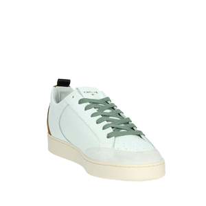 Twelve Men's Sneakers <b>JUMP</b> White Leather Basketball Style <b>Shoes</b> - Product Image 5