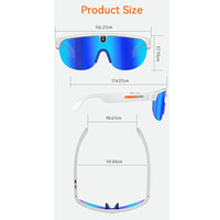 Lunettes de soleil intelligentes G5 AI pour le cyclisme avec caméra 8MP, enregistrement vidéo, transfert Wi-Fi, protection UV intelligente pour hommes et femmes