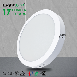 Lámpara de Panel LED de Alta Luminosidad de 6W 12W 18W 24W, <span class=keywords><strong>Luz</strong></span> de Protección Ocular, Diseño Redondo y Cuadrado de Montaje en Superficie Interior, Fácil Instalación - Product Image 1