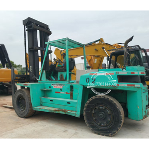รถยกสำหรับงานคลังสินค้า ยี่ห้อมิตซูบิชิ รุ่น FD150 คุณภาพสูง ใช้แล้ว 15 ตัน เครื่องยนต์ดีเซลแท้ เสากระโดงสามระดับ - Product Image 1