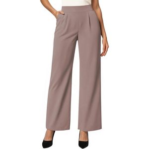 Pantalon de travail pour femme FOXA, coupe large, taille haute, extensible, avec poches latérales - Product Image 1