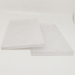 Matériau de construction en poly carbonate cellulaire en plastique transparent résistant à la chaleur pour auvents - Product Image 6