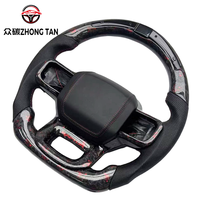 Volant sport en cuir et fibre de carbone forgée à LED, 4 branches, 40 mm de diamètre, pour Trailblazer Ranger Raptor Pickups Direct