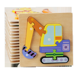 Rompecabezas Tridimensional de Madera con Animales, Juego de Construcción Educativo para Niños - Product Image 5