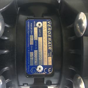 مضخة غشائية هوائية من العلامة التجارية الألمانية Verder طراز VA15KY.KY.TF.TF مصنوعة من مادة PVDF مقاومة للتآكل لنقل السوائل الحمضية والقلوية القوية - Product Image 3