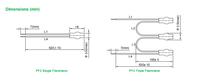 Installation facile, large plage de température, dispositif d'alimentation à réponse rapide avec double thermistance PTC